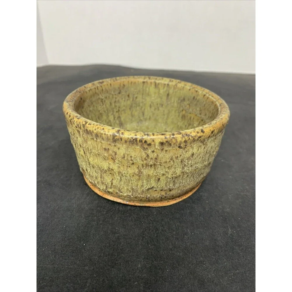 Stoneware Glazed Butter Bell Keeper Crock Handmade Art Pottery
